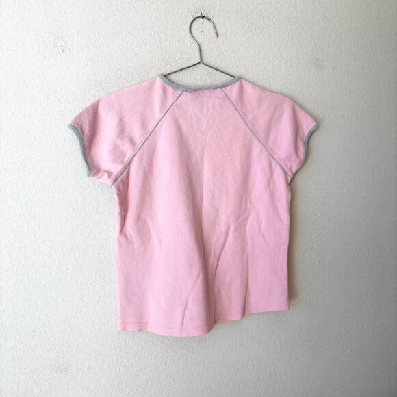 Princess University pink 80s vintage tee shirt top women's medium - Picture 3 of 4